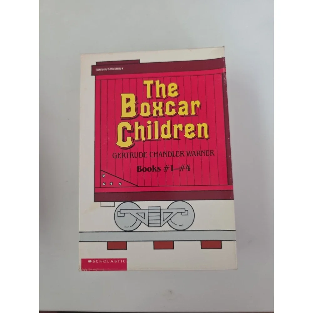 Vtg The Boxcar Children 4-Book Boxed Set #1-#4 By Gertrude Chandler Warner